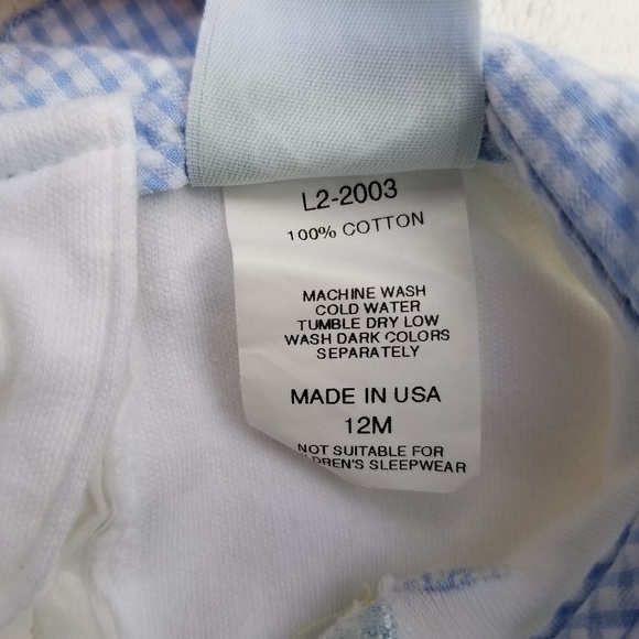 Chez Ami Bunny Onesie sz 12 mo long sleeve - Picture 7 of 8